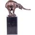 Elefánt - bronz szobor márványtalpon képe